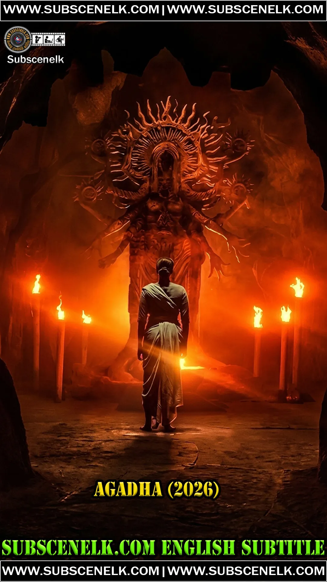Agadha 2026 English Subtitle, Kamakshi Bhaskarla, Shravan Reddy, Telugu supernatural thriller, ZEE5, MS Raju,Agadha 2026, Agadha Telugu movie, Kamakshi Bhaskarla, Shravan Reddy, Ulka Gupta, Jovika Vijayakumar, Bhanu Chander, Vanitha Vijayakumar, Roshan Basheer, MS Raju director, Sri Adi Varaha Productions, ZEE5 Telugu film, Agadha review, Agadha plot, Agadha cast, Agadha runtime, Agadha OTT, Telugu supernatural thriller, mystical thriller Telugu, exorcist film Telugu, forbidden forest cave, twelve-handed idol, secretive cult, dark entity Agadha, Nani Chamidisetty cinematography, Rakesh Venkatapuram music, Junaid Siddiqui editing, Agadha IMDb 7.7, BookMyShow 8.4, Deccan Chronicle 1.5/5, Times of India 2.0/5, The Hindu review, Agadha English subtitle, fan-made subtitles, Agadha translation, Agadha review 2026, Agadha critics, Agadha audience score, Agadha streaming, Agadha release date, August 14 2026, September 25 2026 OTT, ZEE5 India, Mahadevi character, Mahima character, possession sequences, mythological horror, folk horror Telugu, village setting, Andhra-Odisha border.