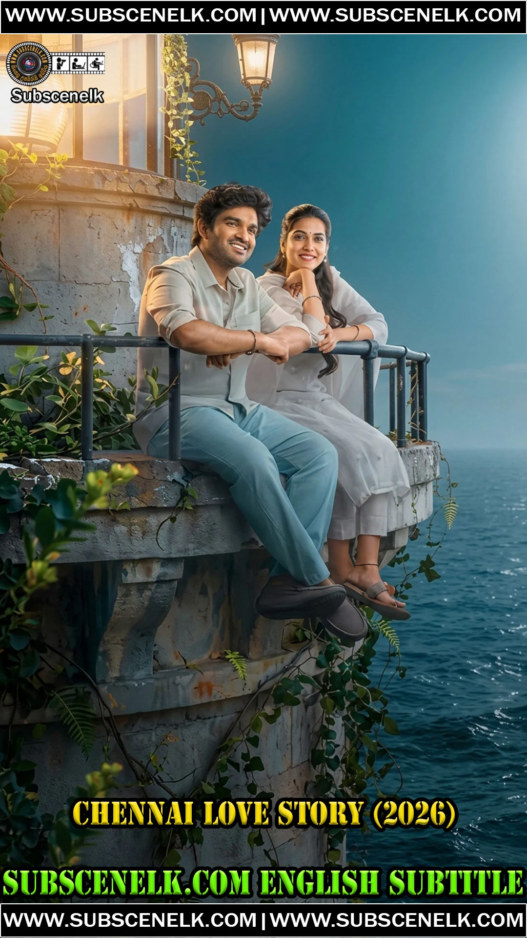 Chennai Love Story 2026 English Subtitle, Kiran Abbavaram, Sri Gouri Priya, Thrigun, Telugu romantic drama, SonyLIV, Sai Rajesh,Chennai Love Story 2026, Chennai Love Story Telugu movie, Kiran Abbavaram, Sri Gouri Priya, Thrigun, Ravi Namburi director, Sai Rajesh writer, SonyLIV Telugu film, Chennai Love Story review, Chennai Love Story plot, Chennai Love Story cast, Chennai Love Story runtime, Chennai Love Story OTT, Telugu romantic drama 2026, Sri Gouri Priya performance, Mani Sharma music, Viswas Daniel cinematography, Chennai Love Story 3 hours, 184 minutes runtime, Baby movie writer, SKN producer, Amrutha Productions, Mass Movie Makers, Chennai Love Story box office, 50 crore gross, CineJosh 2.75/5, Deccan Chronicle 2/5, IMDb 7.1, Sacnilk 5.0, Telugu film 2026, heartbreak and alcoholism story, female protagonist Tamil film, interval twist Telugu, predictable climax criticism, Sri Gouri Priya breakout role, Chennai Love Story English subtitle, fan-made subtitles, Chennai Love Story translation, Chennai Love Story review 2026, Chennai Love Story critics, Chennai Love Story audience score, Chennai Love Story streaming, Chennai Love Story release date, July 24 2026, August 21 2026 OTT, SonyLIV Telugu Tamil Malayalam Kannada Hindi, emotional romantic drama, first love rediscovery, heartbreak recovery film.