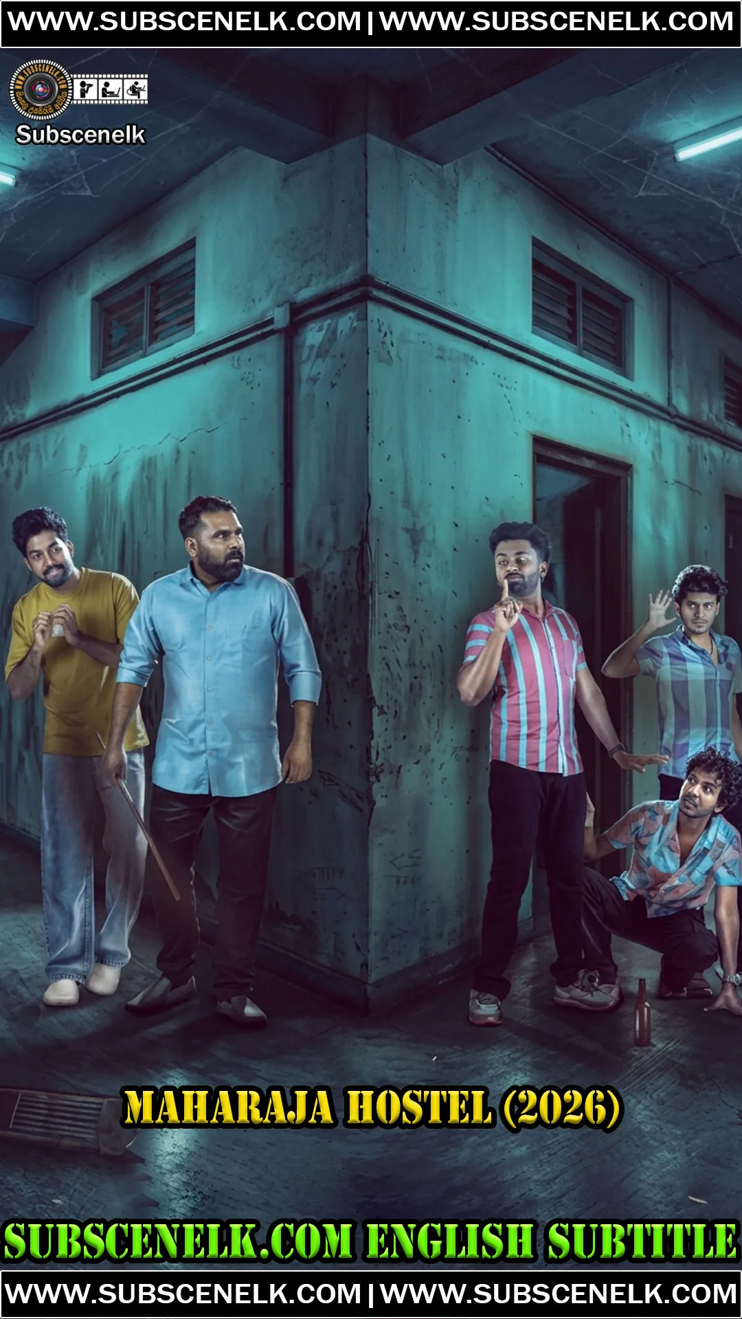 Maharaja Hostel 2026 English Subtitle, Akhil NRD, Akhil Sha, Sharath Babu, Malayalam horror comedy, Charu Wakan,Maharaja Hostel 2026, Maharaja Hostel Malayalam movie, Akhil NRD, Akhil Sha, Sharath Babu, Sajin Cherukayil, Sandeep, Ann Maria, Charu Wakan director, Malayalam horror comedy, Maharaja Hostel review, Maharaja Hostel plot, Maharaja Hostel cast, Maharaja Hostel runtime, Maharaja Hostel OTT, campus hostel film, haunted hostel film, engineering college comedy, mythological horror, Maharaja Hostel IMDb 7.5, Plex 7.3, The Indian Express review, Nowrunning review, low-budget Malayalam film, social media star cast, Akhil NRD debut, Akhil Sha debut, Sharath Babu debut, Maharaja Hostel box office, $3797 worldwide, 3 lakhs Kerala, commercial underperformance, Maharaja Hostel English subtitle, fan-made subtitles, Maharaja Hostel translation, Maharaja Hostel review 2026, Maharaja Hostel critics, Maharaja Hostel audience score, Maharaja Hostel streaming, Maharaja Hostel release date, July 23 2026, July 24 2026, UAE release, Kerala theatrical run, tribal representation criticism, Aswin Ram music, Karumuru Raghuramu producer, MGR character, Vibe Shambhu character, Deepika character.