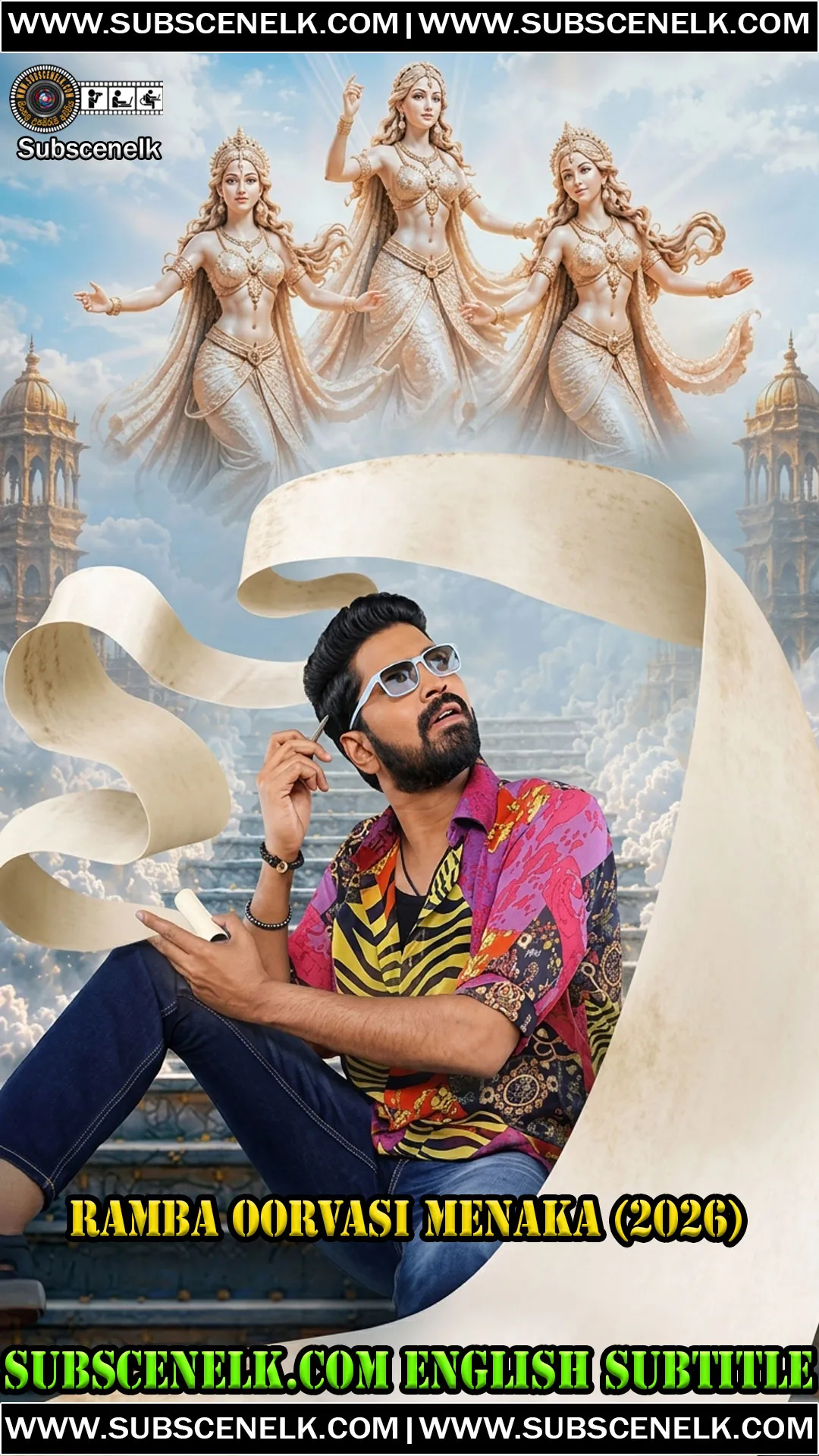 Ramba Oorvasi Menaka 2026 English Subtitle, Allari Naresh, Surbhi, Vennela Kishore, Telugu fantasy comedy, Amazon Prime Video,Ramba Oorvasi Menaka 2026, Ramba Oorvasi Menaka Telugu movie, Allari Naresh, Surbhi, Vennela Kishore, Raashi Singh, Vishnu Priya Bhimeneni, Prisha Singh, VK Naresh, Chandra Mohan Chintada director, Hasya Movies, Annapurna Studios, Amazon Prime Video Telugu film, Ramba Oorvasi Menaka review, Ramba Oorvasi Menaka plot, Ramba Oorvasi Menaka cast, Ramba Oorvasi Menaka runtime, Ramba Oorvasi Menaka OTT, Telugu fantasy comedy, socio-fantasy Telugu, magical book film, celestial nymphs film, Yamaleela inspiration, Allari Naresh comedy comeback, VK Naresh performance, Chaitan Bharadwaj music, Raam Reddy cinematography, Chota K Prasad editing, Ramba Oorvasi Menaka IMDb 8.4, BookMyShow 9.2, The Hindu review, CineJosh 2/5, Cinema Express 2/5, Ramba Oorvasi Menaka English subtitle, fan-made subtitles, Ramba Oorvasi Menaka translation, Ramba Oorvasi Menaka review 2026, Ramba Oorvasi Menaka critics, Ramba Oorvasi Menaka audience score, Ramba Oorvasi Menaka streaming, Ramba Oorvasi Menaka release date, September 4 2026, September 25 2026 OTT, Prime Video India, Nagarjuna trailer launch, censor hurdles, U/A certificate, 90s comedy, outdated writing, clean family entertainer.