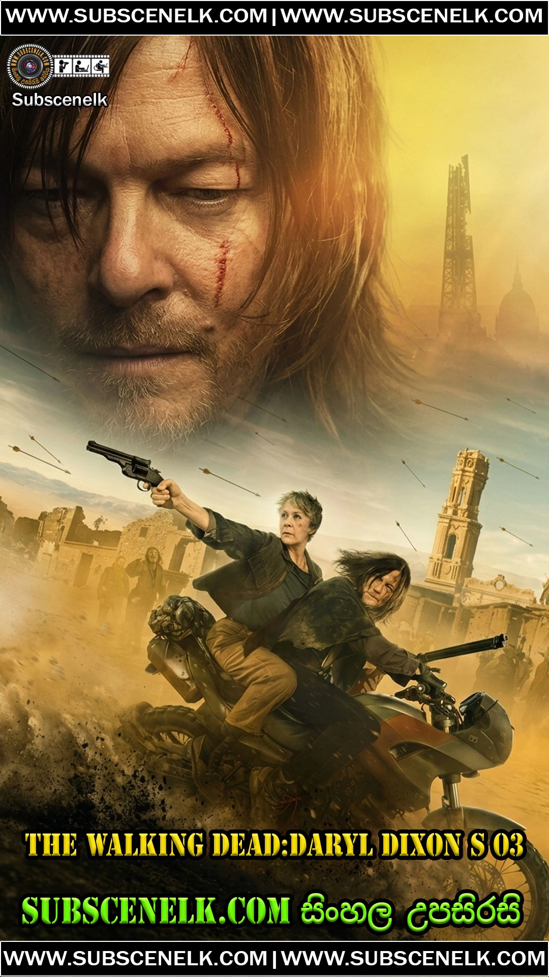 The Walking Dead Daryl Dixon Season 3 Sinhala Subtitle, Norman Reedus, Melissa McBride, Spain, AMC zombie series,The Walking Dead Daryl Dixon, The Walking Dead Daryl Dixon Season 3, Daryl Dixon Spain, The Walking Dead spin-off, Norman Reedus, Melissa McBride, AMC zombie series, Daryl Dixon Season 3 review, Carol Peletier return, zombie apocalypse TV series, AMC+ original, Walking Dead universe, Daryl and Carol reunion, Spanish zombie series, apocalyptic drama, horror TV series 2025, The Walking Dead franchise, Daryl Dixon Season 3 cast, Daryl Dixon Season 3 episodes, AMC series 2025, zombie survival drama, Norman Reedus Daryl Dixon, Melissa McBride Carol, The Walking Dead Spain, Daryl Dixon Season 3 review, Daryl Dixon Season 3 ending explained, Daryl Dixon Season 3 subtitle pack, fan-made subtitles, The Walking Dead subtitle translation, The Walking Dead Sinhala subtitle, Daryl Dixon Season 3 English subtitle, Daryl Dixon Season 3 plot, David Zabel showrunner, AMC Studios production, zombie TV series 2025, best zombie shows, The Walking Dead franchise review, Daryl Dixon Season 3 metacritic, The Walking Dead spin-off review, Daryl and Carol reunion scene, The Walking Dead Season 3 rating, AMC+ streaming series, apocalyptic television series, Eduardo Noriega, Óscar Jaenada, Alexandra Masangkay, Solaz del Mar, Galicia Spain, Daryl Dixon ratings decline.
