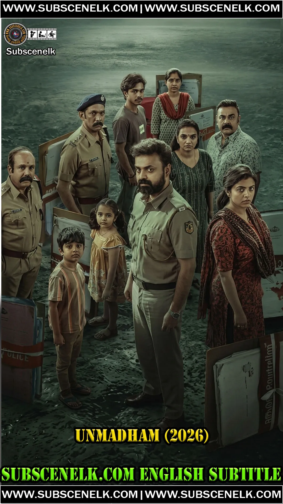 Unmadham 2026 English Subtitle, Kunchacko Boban, Lijomol Jose, Malayalam psychological thriller, SonyLIV, Kiran Das,Unmadham 2026, Unmadham Malayalam movie, Kunchacko Boban, Lijomol Jose, Siddique, Raina Radhakrishnan, Kiran Das director, Shahi Kabir writer, SonyLIV Malayalam film, Unmadham review, Unmadham plot, Unmadham cast, Unmadham runtime, Unmadham OTT, psychological thriller Malayalam, writer losing mind film, cursed case film, meta-cinema Malayalam, surrealist imagery, Salvador Dali inspired, T-Series Malayalam, Panorama Studios, Unmadham IMDb 9.1, The Hindu review, The Indian Express review, Koimoi review, Malayalam film 2026, police procedural thriller, screenwriter protagonist, method writing film, Unmadham English subtitle, fan-made subtitles, Unmadham translation, Unmadham review 2026, Unmadham critics, Unmadham audience score, Unmadham streaming, Unmadham release date, July 31 2026, September 4 2026 OTT, SonyLIV India, Kiran Das editor debut, Joseph editor, Thondimuthalum editor, Rorschach editor, National Award writer Shahi Kabir, Officer on Duty connection, Kunchacko Boban dark chocolate role, psychological breakdown film.