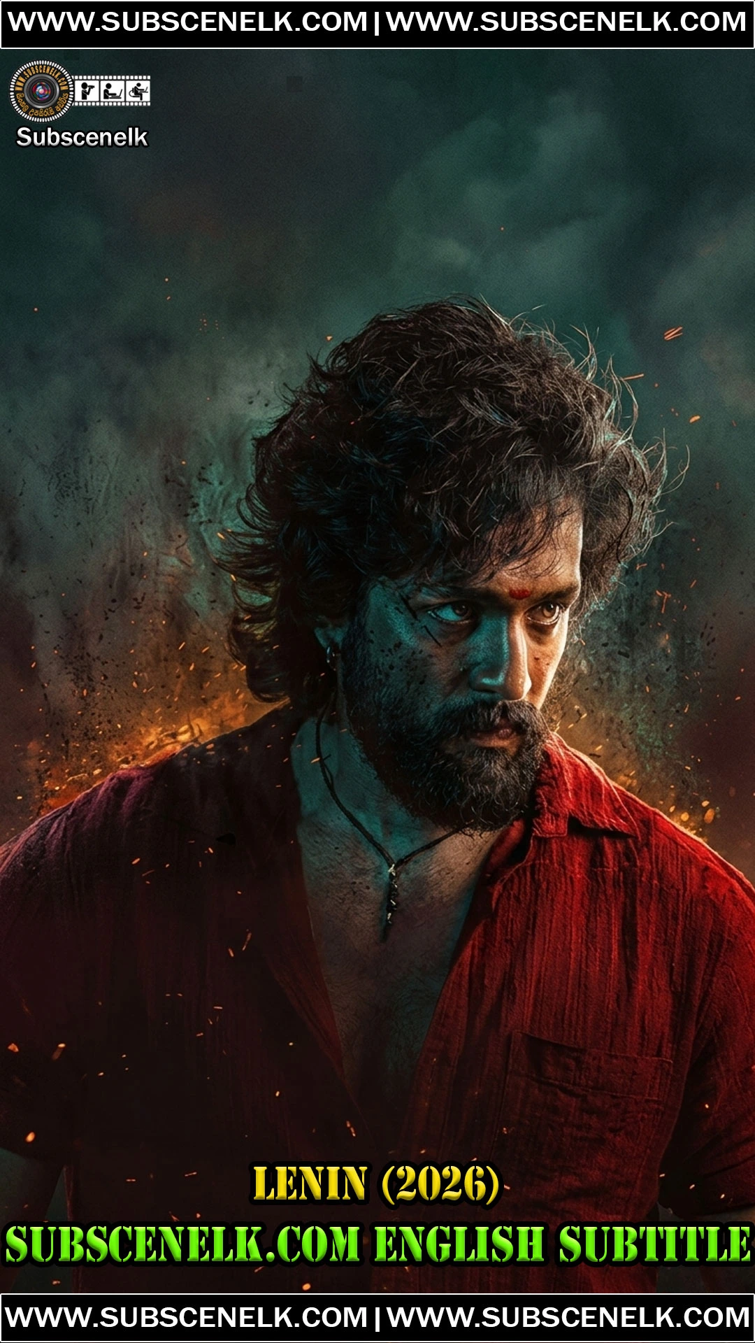Lenin 2026 English Subtitle, Akhil Akkineni, Bhagyashri Borse, Telugu action drama, ZEE5, Murali Kishor Abburu,Lenin 2026, Lenin Telugu movie, Akhil Akkineni, Bhagyashri Borse, Pramod Panju, Easwari Rao, Sivaji, Brahmaji, Sunil, Ramki, Ramesh Indira, Getup Srinu, Saranya Pradeep, Rangasthalam Mahesh, Jr NTR voiceover, Murali Kishor Abburu director, Nagarjuna Akkineni producer, Naga Vamsi producer, Sithara Entertainments, Manam Enterprises, ZEE5 Telugu film, Lenin review, Lenin plot, Lenin cast, Lenin runtime, Lenin OTT, Telugu rural action drama, Mahabharata-inspired film, Bharatham Mitta festival, Chittoor setting, village politics film, friendship betrayal film, revenge drama Telugu, S Thaman music, Leon Britto cinematography, Navin Nooli editing, Lenin BBFC rating, strong bloody violence, Lenin UA certificate, 2 hours 39 minutes, Lenin English subtitle, fan-made subtitles, Lenin translation, Lenin review 2026, Lenin critics, Lenin audience score, Lenin streaming, Lenin release date, July 10 2026, August 7 2026 OTT, ZEE5 India.