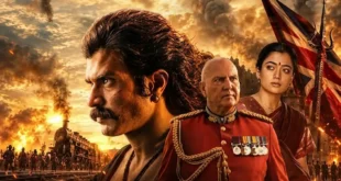 Ranabaali (2026) Sinhala Subtitle and Review: Vijay Deverakonda and Rashmika Mandanna star in this period action drama. A bloody, ambitious film that divides audiences. ⚔️