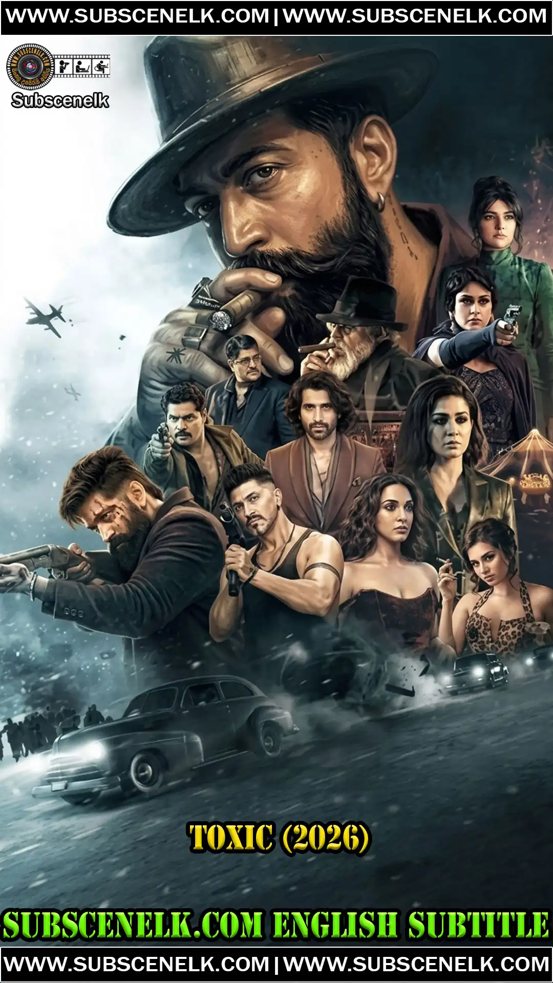 Toxic 2026 English Subtitle, Yash, Kiara Advani, Nayanthara, Kannada gangster action drama, ZEE5, Geetu Mohandas,Toxic 2026, Toxic A Fairy Tale for Grown-Ups, Yash, Kiara Advani, Nayanthara, Huma Qureshi, Tara Sutaria, Rukmini Vasanth, Geetu Mohandas director, KVN Productions, Monster Mind Creations, ZEE5 Kannada film, Toxic review, Toxic plot, Toxic cast, Toxic runtime, Toxic OTT, Kannada gangster drama, period gangster film, Goa opium trade, Portuguese Goa, father-son conflict, dual role Yash, Toxic box office, 500 crore budget, 333 crore worldwide, flop verdict, Rajeev Ravi cinematography, Ravi Basrur music, Ujwal Kulkarni editing, JJ Perry action, Anbariv stunts, Toxic English subtitle, fan-made subtitles, Toxic translation, Toxic review 2026, Toxic critics, Toxic audience score, Toxic streaming, Toxic release date, August 26 2026, September 25 2026 OTT, ZEE5 India, Kannada Tamil Telugu Malayalam, A rated film, 3 hours 14 minutes, KGF comparison, Toxic social media reviews, Toxic trailer, Vishal Mishra music, Tabaahi song, Waqt song.